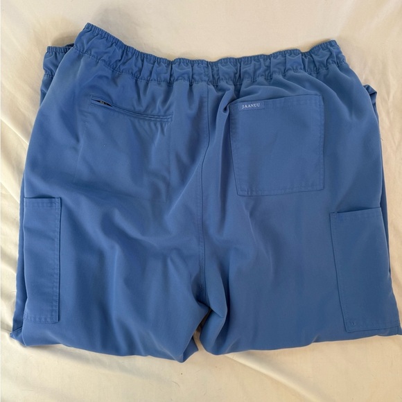 JAANUU WOMEN'S MESH-ENHANCED SCRUB JOGGER - CEIL BLUE Sz 1X - Picture 6 of 7